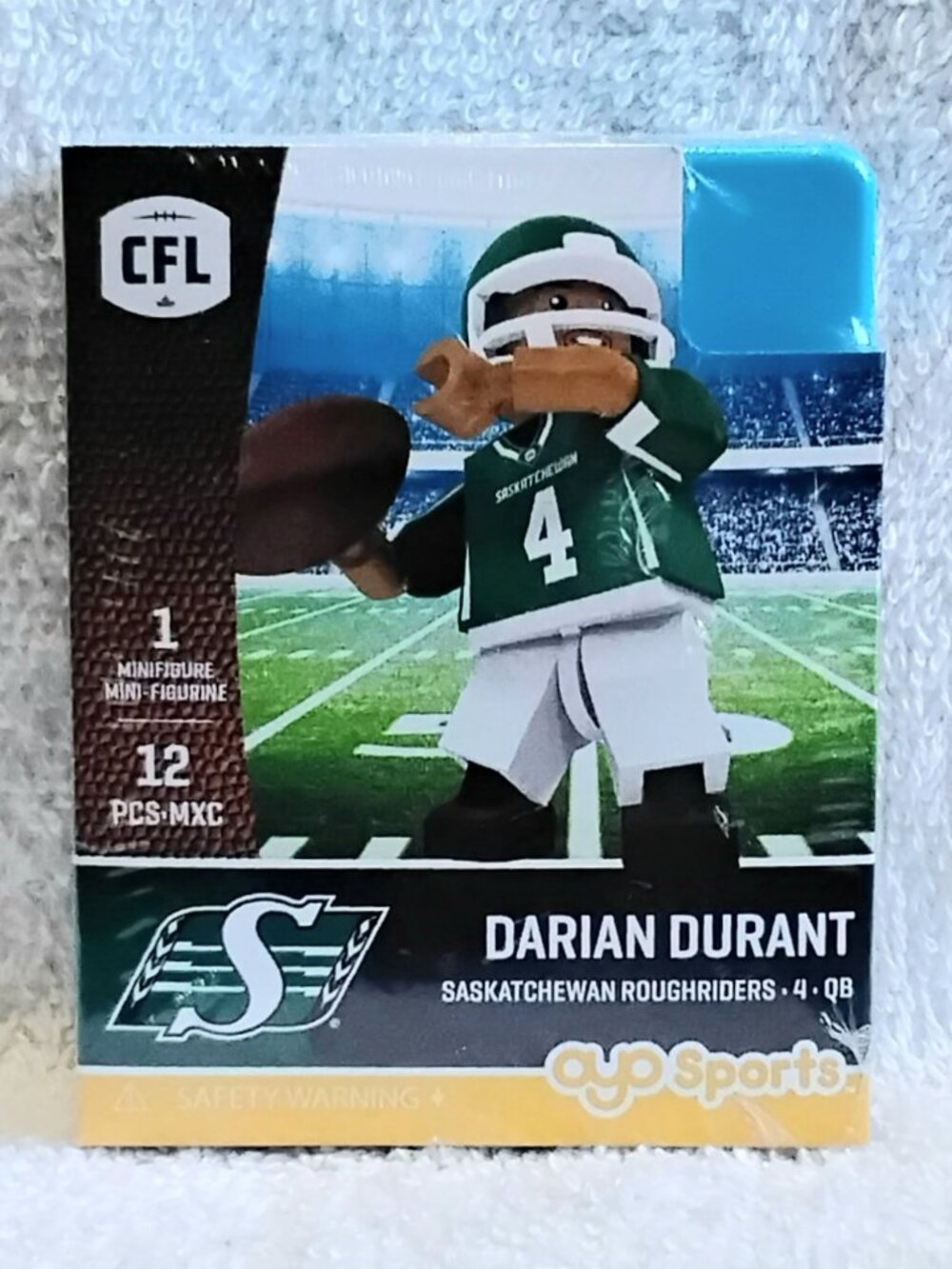 3/$20 Sealed 2016 CFL Darian Durant Gen 2 Series 2 mini Figure by OYO Sports!!